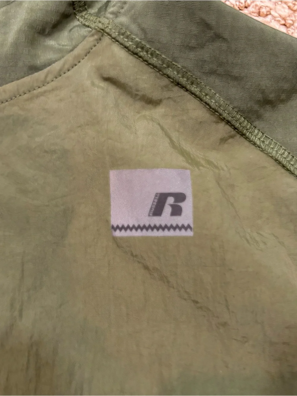 Boys Russel Dri-Power Lightweight Zip Front Hooded Jacket Size Large‎ 10-12